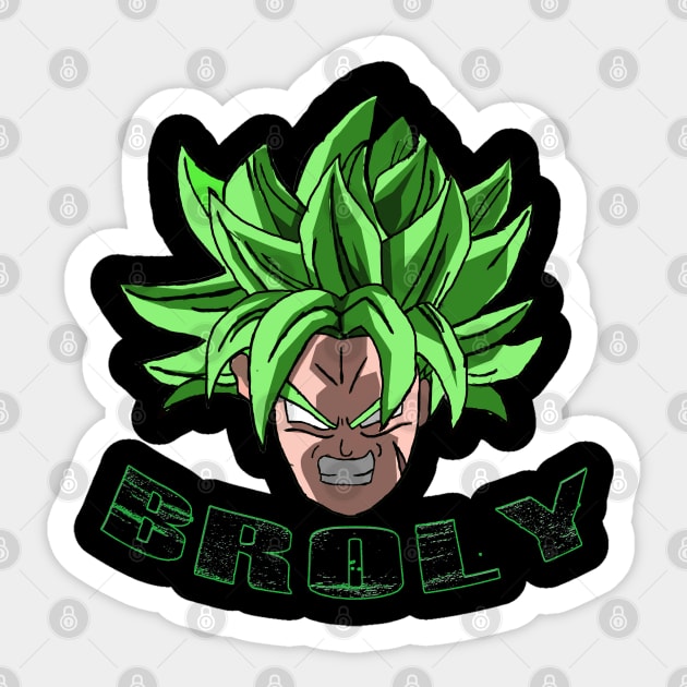 BROLY Sticker by savyon64